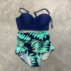 High waist bathing suit